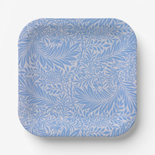 Plato De Papel Larkspur de William Morris Paper Plates