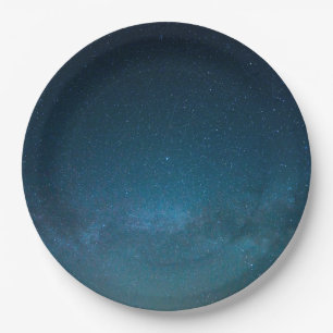Plato De Papel Las estrellas de noche