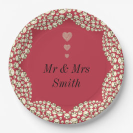 Plato De Papel Las insólitas planchas personalizadas de fiesta de