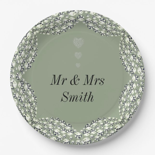 Plato De Papel Las insólitas planchas personalizadas de fiesta de (Anverso)