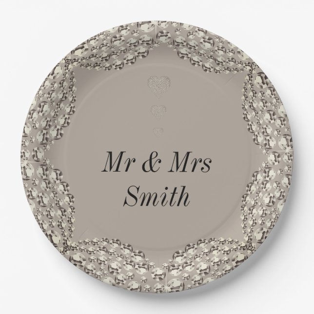 Plato De Papel Las insólitas planchas personalizadas de fiesta de (Anverso)