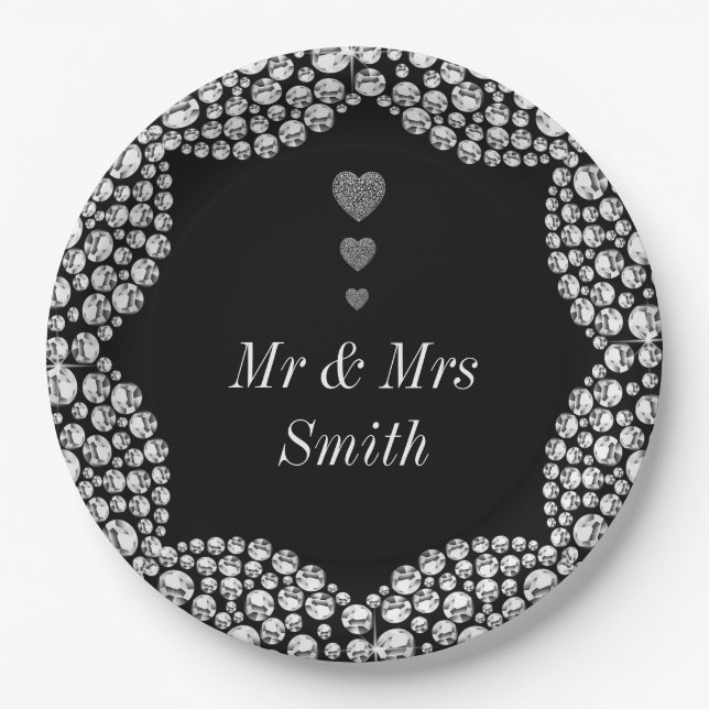 Plato De Papel Las insólitas planchas personalizadas de fiesta de (Anverso)