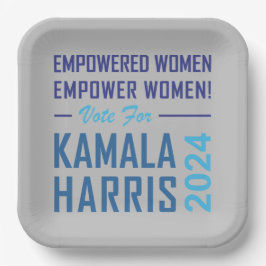 PLATO DE PAPEL ¡LAS MUJERES EMPODERADAS EMPODERAN A LAS MUJERES!