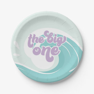 Plato De Papel Las placas de papel de cumpleaños de The Big One W