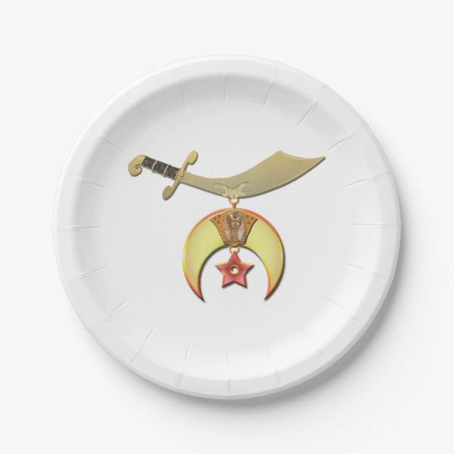 Plato De Papel Las placas Fiestas más estrechas (Anverso)