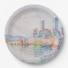 Plato De Papel Las Torres de Antibes (de Paul Signac)