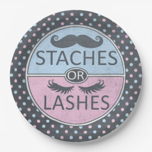 Plato De Papel Latigazos o placas del fiesta del papel de Staches