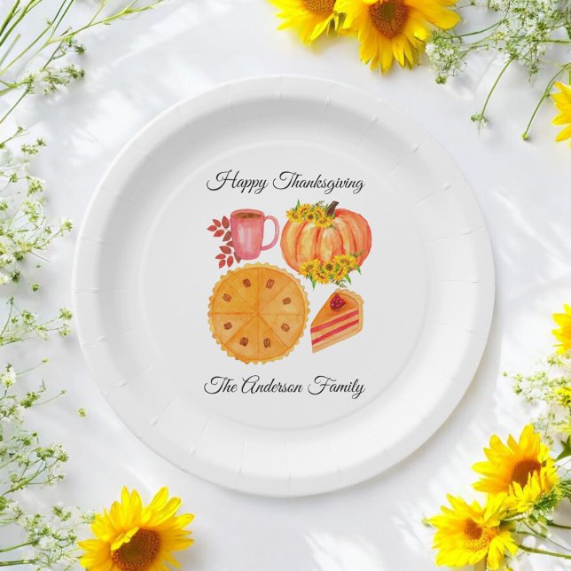 Plato De Papel Latte de especias de la calabaza del naranja (Subido por el creador)