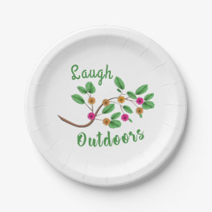 Plato De Papel Laugh Outdoor