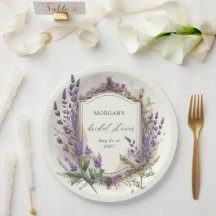 Lavanda de color de agua ducha Regal Bridal