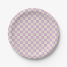 Lavanda y tablero de verificación blanco desactiva