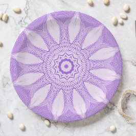 Plato De Papel Lavender Faux Tulle Design
