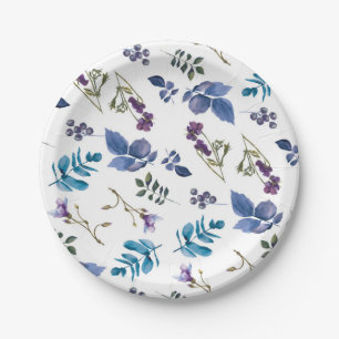 Plato De Papel Lavender Lilac Purple Iris Spring Moda Floral
