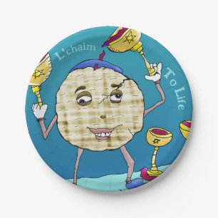 Plato De Papel L'chaim Pesach