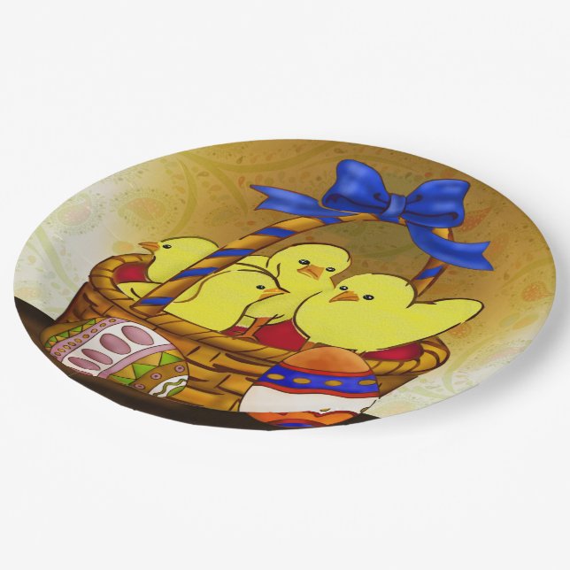 Plato De Papel Le Petit Poule Easter FIESTA BULK (Angular)