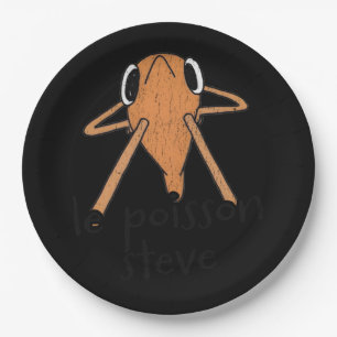 Plato De Papel Le Poisson Steve Cute Meme