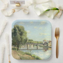 Le Pont Du Chemin De Fer Camille Pissarro