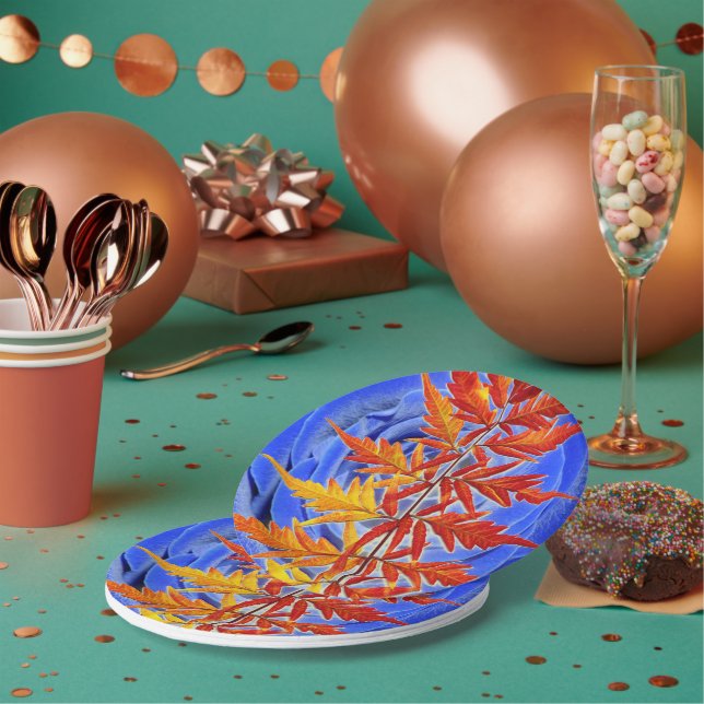 Plato De Papel Leaf (Multi)