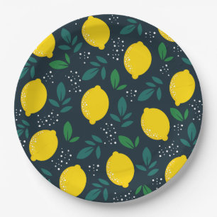 Plato De Papel Lemon