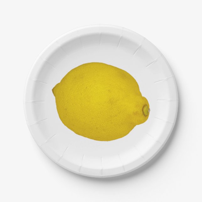 Plato De Papel Lemon (Anverso)