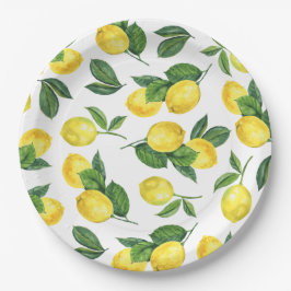 Plato De Papel Lemon Amalfi Wedding | Outdoor Italian Citrus