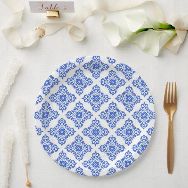Plato De Papel Lemon Shower (Boda)