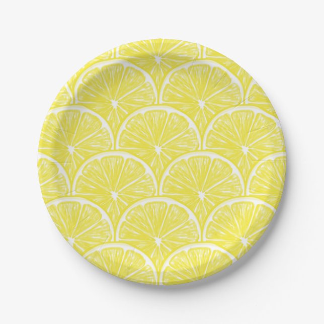 Plato De Papel Lemon Slices (Anverso)