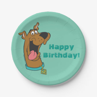 Plato De Papel Lengua Scooby-Doo fuera