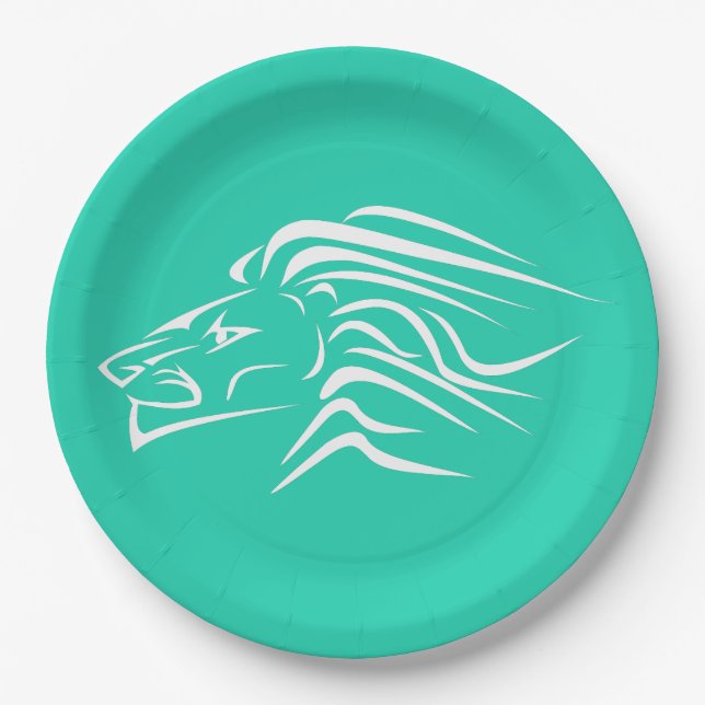 Plato De Papel León 2 (Anverso)