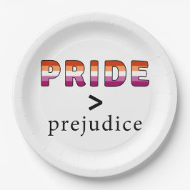 Plato De Papel Lesbian Pride and Prejudice 
