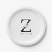 LETRA DE NOMBRE DE ALFABETAS DE FLORES AZULES DE R