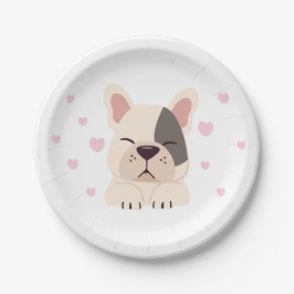 Plato De Papel Lets Pawty Paper Plate Puppy Cumpleaños Party Deco