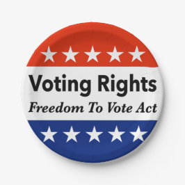 Plato De Papel Ley de derecho de voto