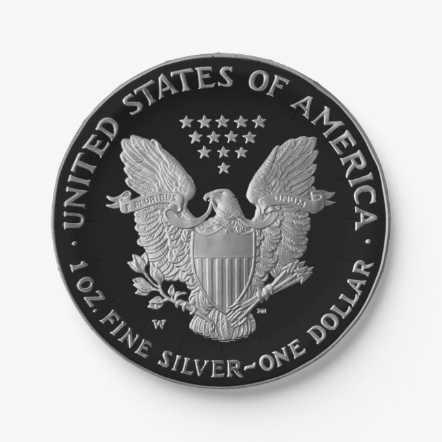 Plato De Papel Liberty Silver Dollar Tail 2006 (Anverso)