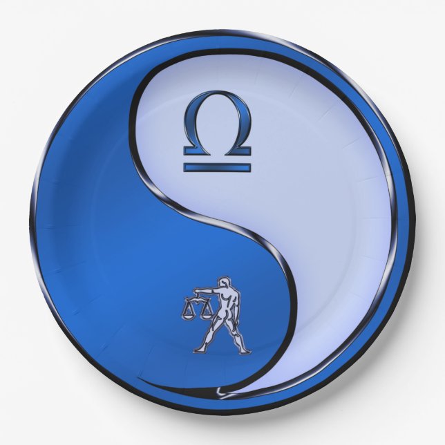 Plato De Papel Libra la Balanza (Anverso)