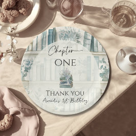 Plato De Papel Library Chapter ONE Blue Boy Book 1st Birthday