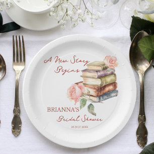 Plato De Papel Libro de historias nuevo capítulo ducha de novia i
