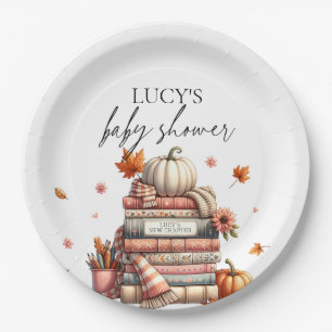 Plato De Papel Libro de historias otoño Nuevo capítulo otoño Baby