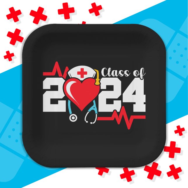 Plato De Papel Licenciado en enfermería 2024 (Subido por el creador)