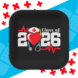 Plato De Papel Licenciado en enfermería 2026