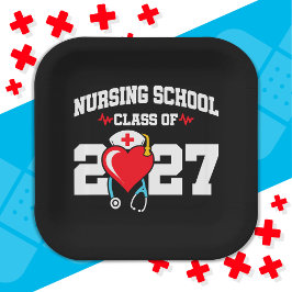 Plato De Papel Licenciado en enfermería 2027