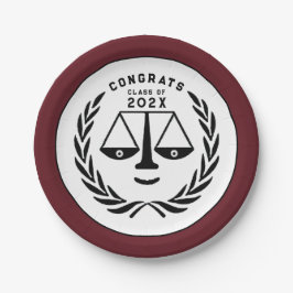 Plato De Papel Licenciatura en Derecho 2025