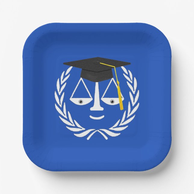 Plato De Papel Licenciatura en Derecho Creativo (Anverso)