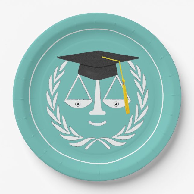 Plato De Papel Licenciatura en Derecho Creativo (Anverso)