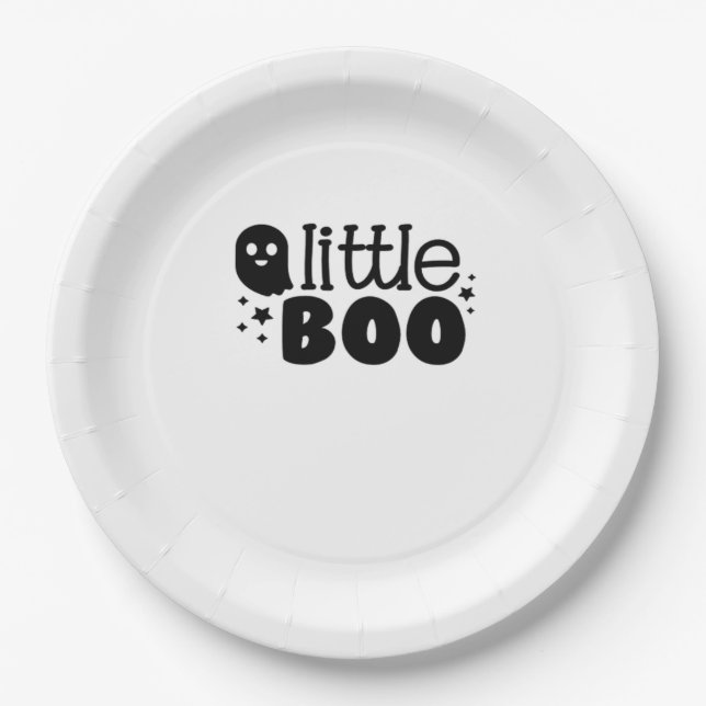Plato De Papel Lil Boo Halloween 2025 (Anverso)