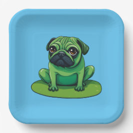 Plato De Papel Lili Pug