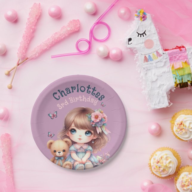 Plato De Papel Lily (Fiesta)