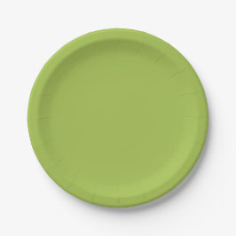 Plato De Papel Lime Green Fiesta