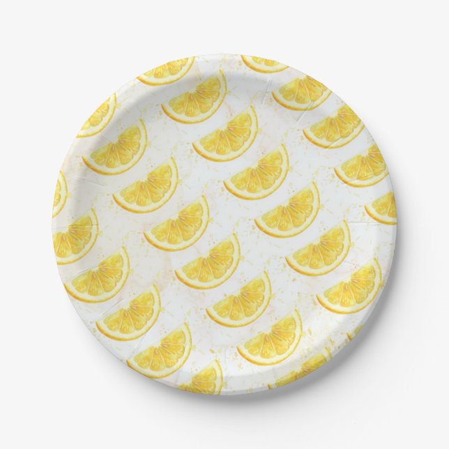 Plato De Papel Limón (Anverso)