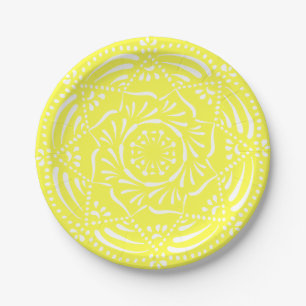 Plato De Papel limón
